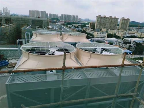 廣東康明方形玻璃鋼冷卻塔結構特點